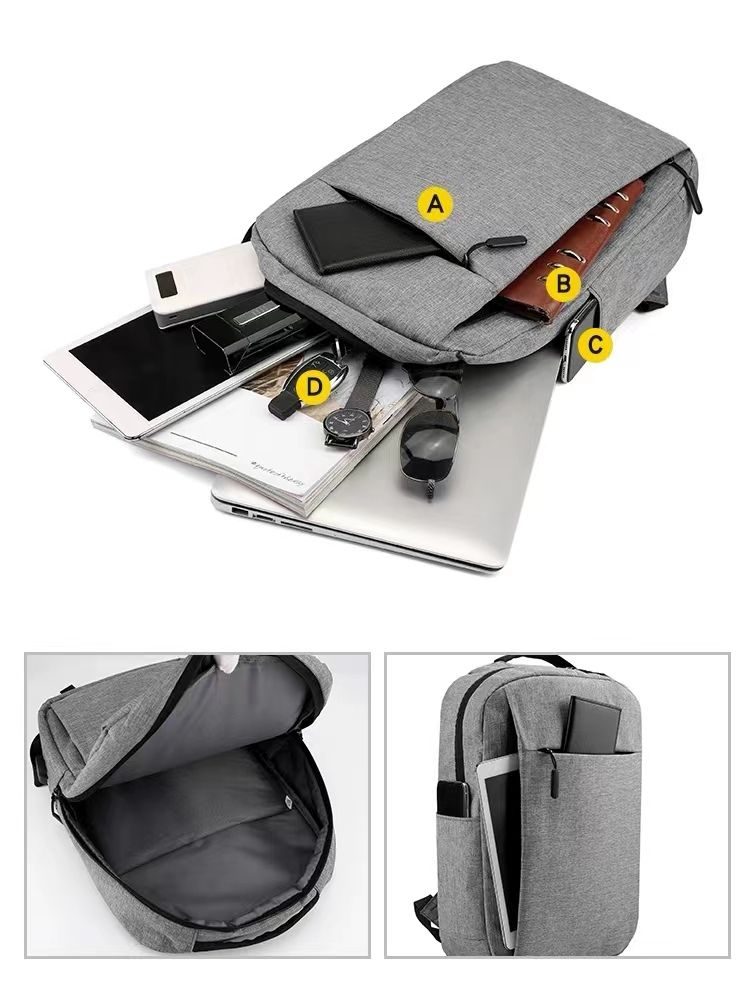 New backpack USB charging backpack men's and women's leisure business computer bag travel bag student backpack