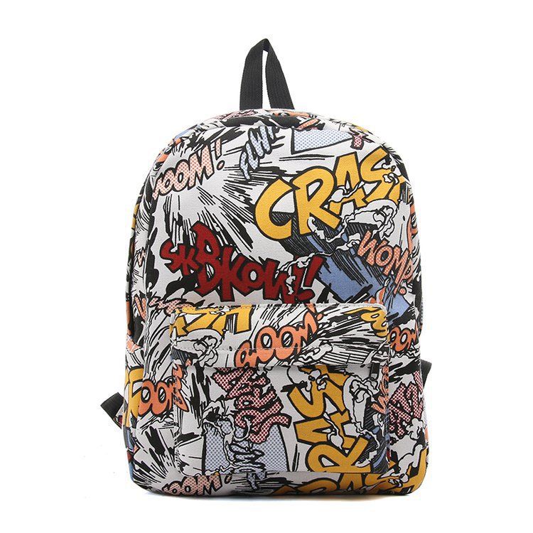 Men's and women's backpacks, leisure travel backpacks, canvas bags, lightweight primary and secondary school students, large capacity backpacks, personalized