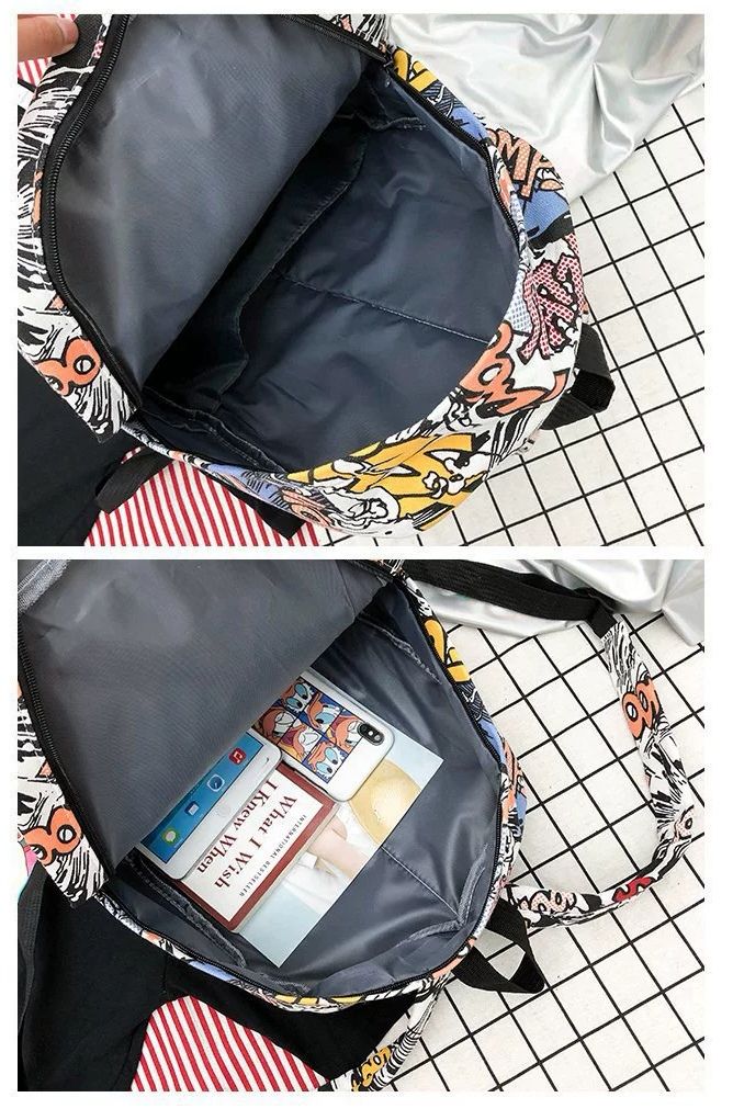 Men's and women's backpacks, leisure travel backpacks, canvas bags, lightweight primary and secondary school students, large capacity backpacks, personalized