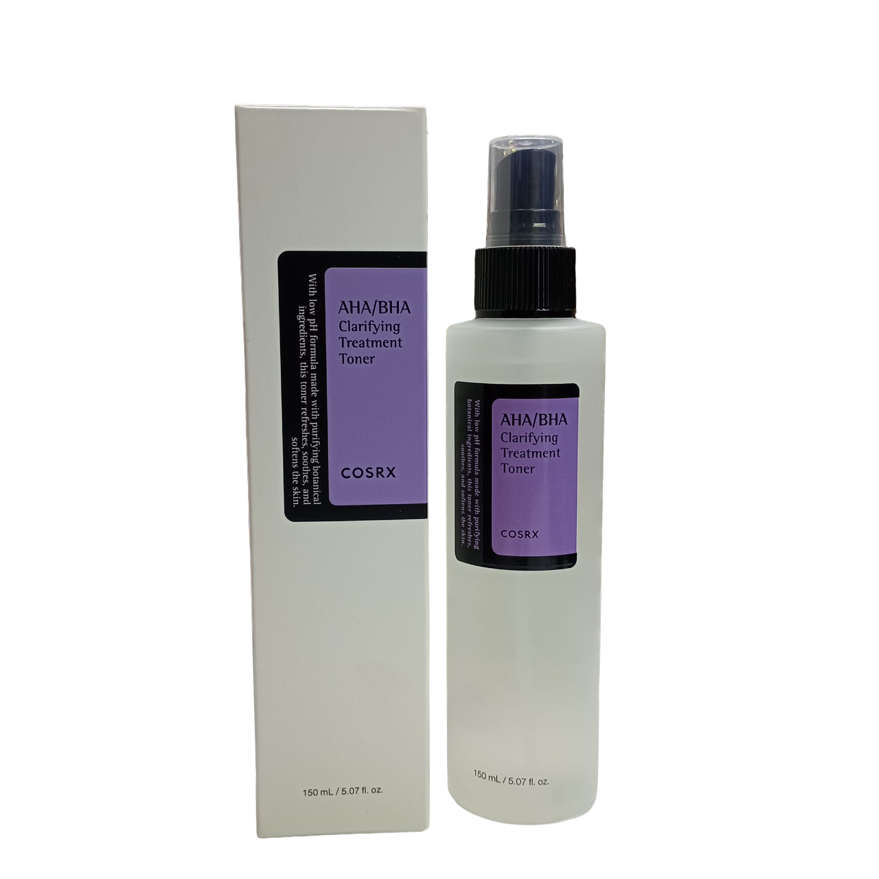 COSRX AHA/BHA Clarifying Treatment Toner. Hydrates, Exfoliates, Refreshes, Soothes, Softens, Glows, Tones, Evens, Prevent Whiteheads & Blackheads.