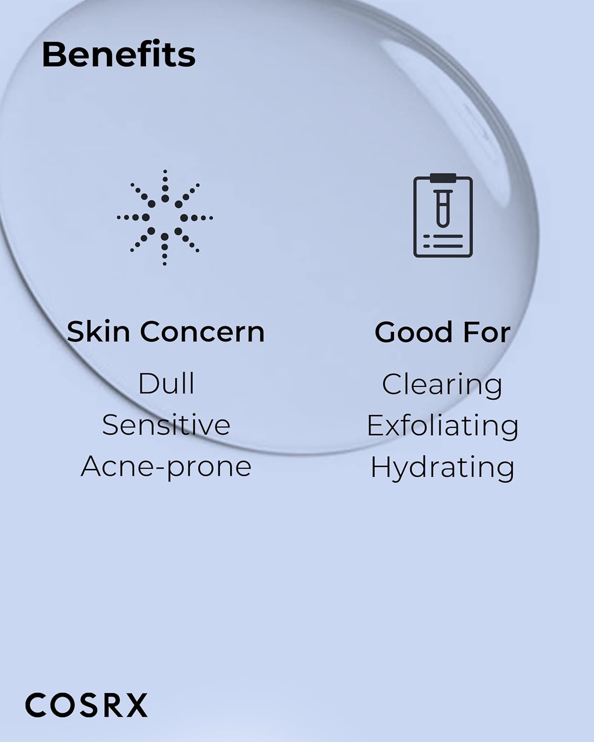 COSRX AHA/BHA Clarifying Treatment Toner. Hydrates, Exfoliates, Refreshes, Soothes, Softens, Glows, Tones, Evens, Prevent Whiteheads & Blackheads.