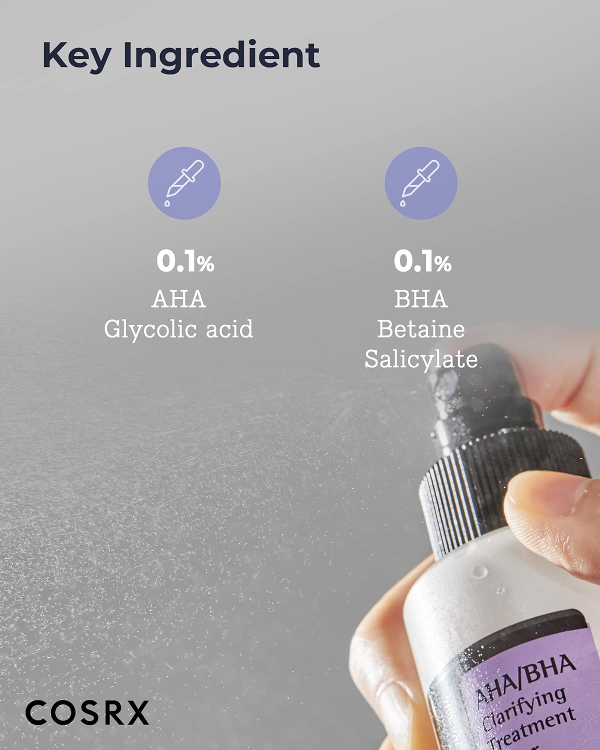 COSRX AHA/BHA Clarifying Treatment Toner. Hydrates, Exfoliates, Refreshes, Soothes, Softens, Glows, Tones, Evens, Prevent Whiteheads & Blackheads.