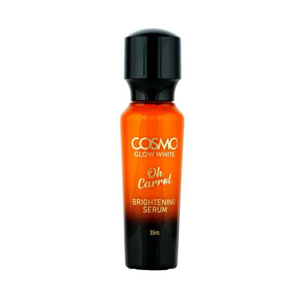 Cosmo CARROT Oil & KOJIC Acid Brightening Face Serum. Removes Dark Spots, Blemishes, Hyperpigmentations, Moisturizes, Brightens, Glows, Clarifies, Evens, Renews, Softens & Prevent UV-Rays damage