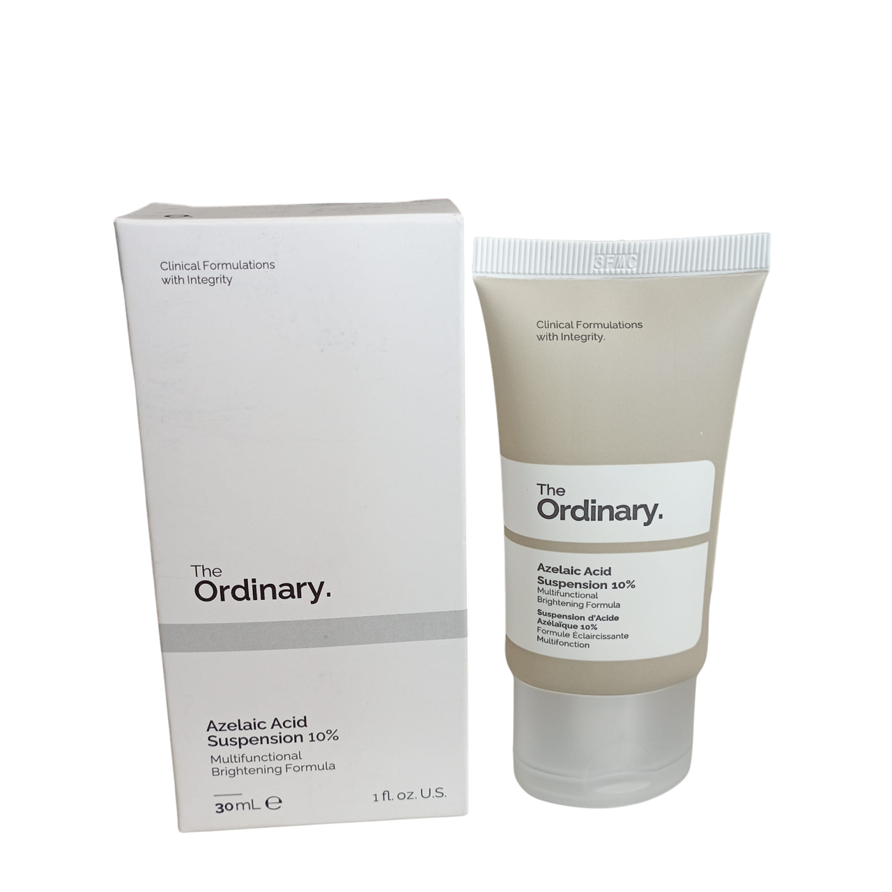 THE Ordinary Azelaic Acid Suspension 10% Face Cream. Brightens, Evens the skin tone, Moisturizes, Improves skin texture, Removes skin dullness & Redness.
