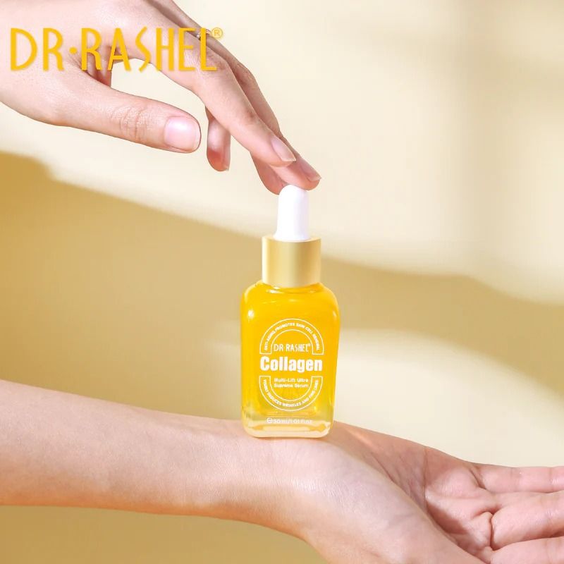 DR Rashel COLLAGEN Face Serum. Moisturizes, Prevent skin aging, Removes Wrinkles, Fine lines, Promotes Skin Cell Renewal, Evens, Unifies, makes skin Youthful and beautiful.