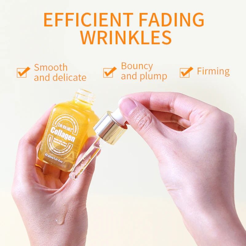 DR Rashel COLLAGEN Face Serum. Moisturizes, Prevent skin aging, Removes Wrinkles, Fine lines, Promotes Skin Cell Renewal, Evens, Unifies, makes skin Youthful and beautiful.