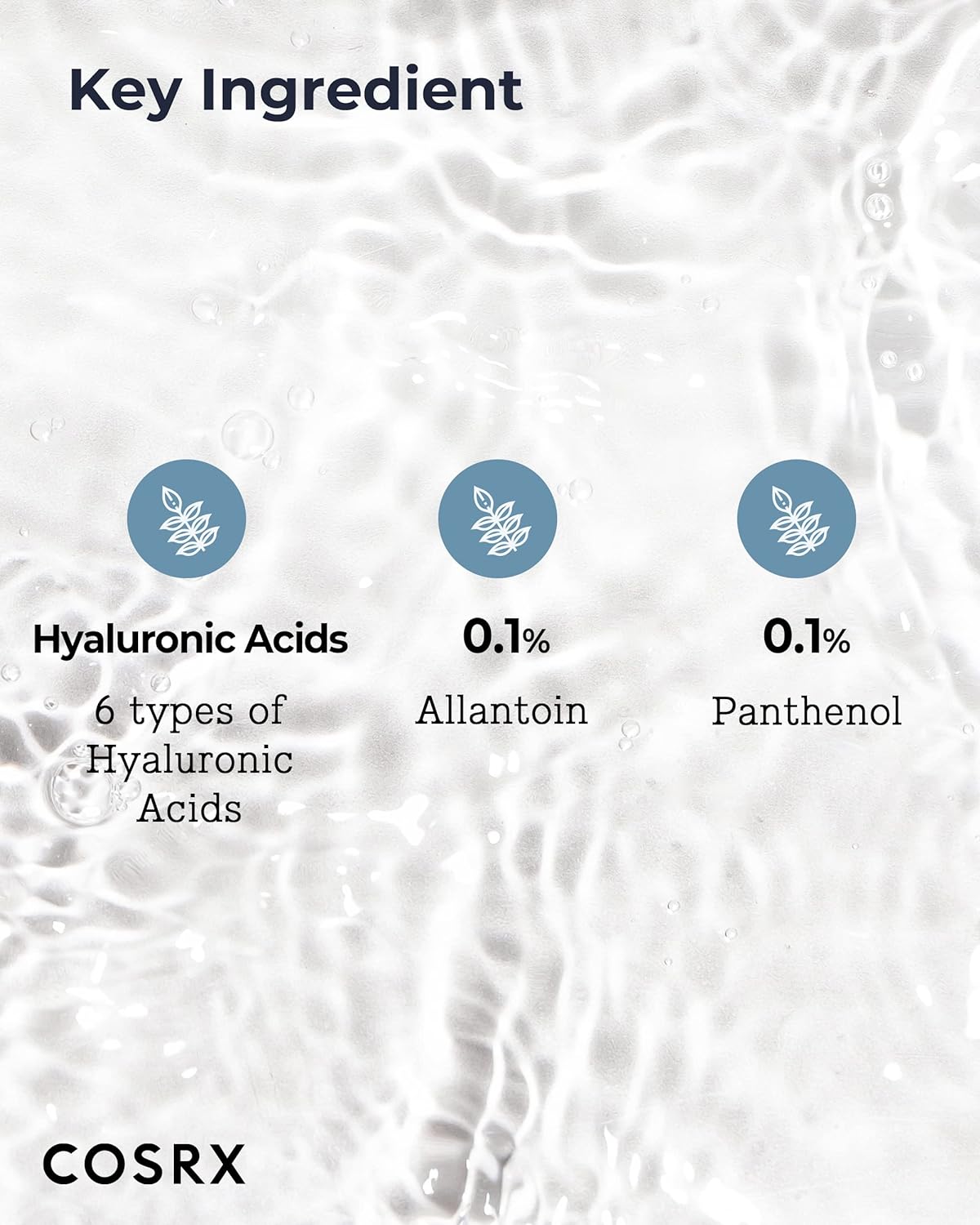 COSRX Hydrium Watery Toner with Hyaluronic Acid, Allantoin & Vit B5. Soothes, Hydrates, Nourishes, Purifies, Removes Blemishesd, Imperfections, Smooths, Softens & Moisturizes,