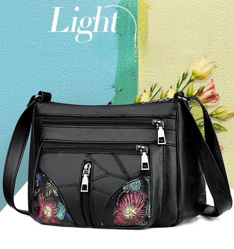 New soft and textured women's bag fashionable and atmospheric versatile shoulder bag crossbody bag large capacity