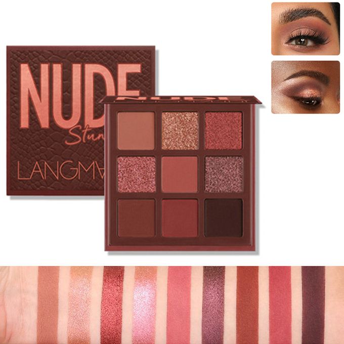 Nude 9 Colors Makeup Eyeshadow Palette Eye Shadow Glitter