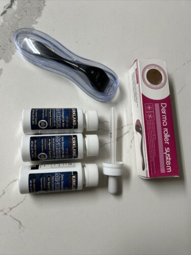 Minoxidil 3Pcs With Free Derma Roller.