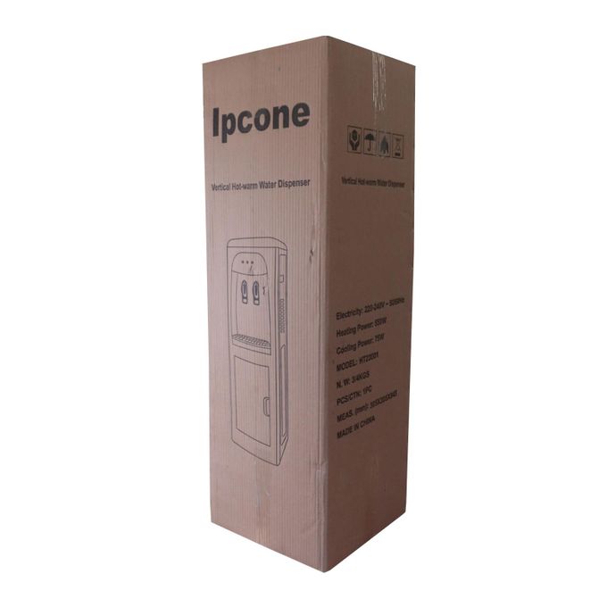 Ipcone free standing hot and normal water dispenser with stainless steel water tank white Ipcone dispenser