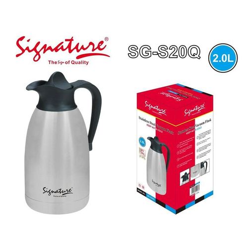 Signature Stainless Steel Unbreakable Vacuum Thermos Flask for keeping Beverages hot or cold