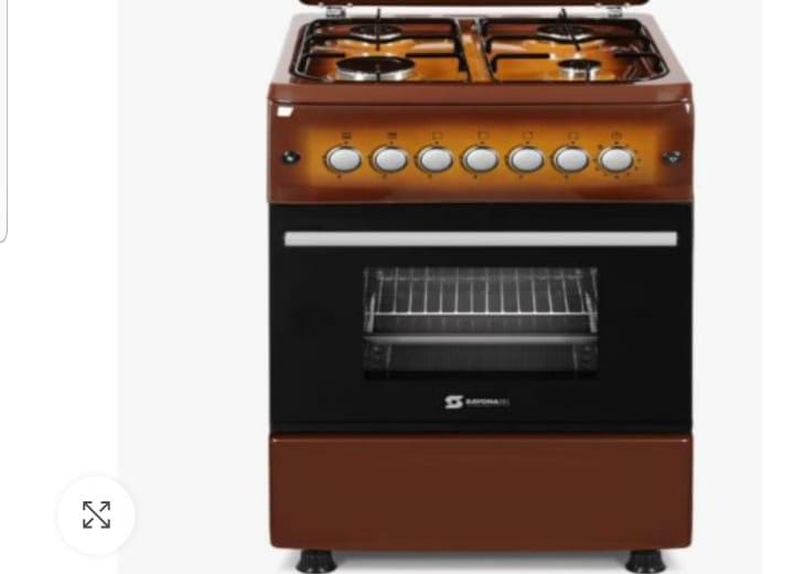 Sayona 4 Gas Standing Cooker With Rotisserie gas Oven 50*55*84cm,4 Gas Burners with rotissele oven Sayona 50×55 4 Gas plate/ Full Gas Standing Cooker with gas oven SGC55G40
