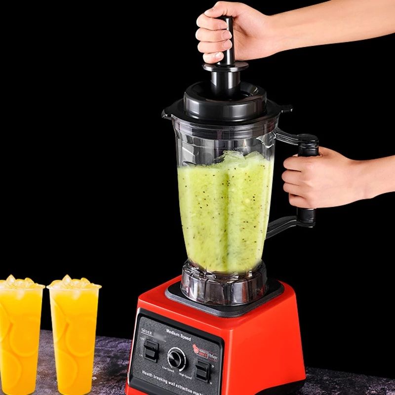 8000W High Speed Silver crest Blender 3L Multifunction 2 in 1 Silver Crest Blender Heavy Duty Commercial Blender SC-9880 for Fruit