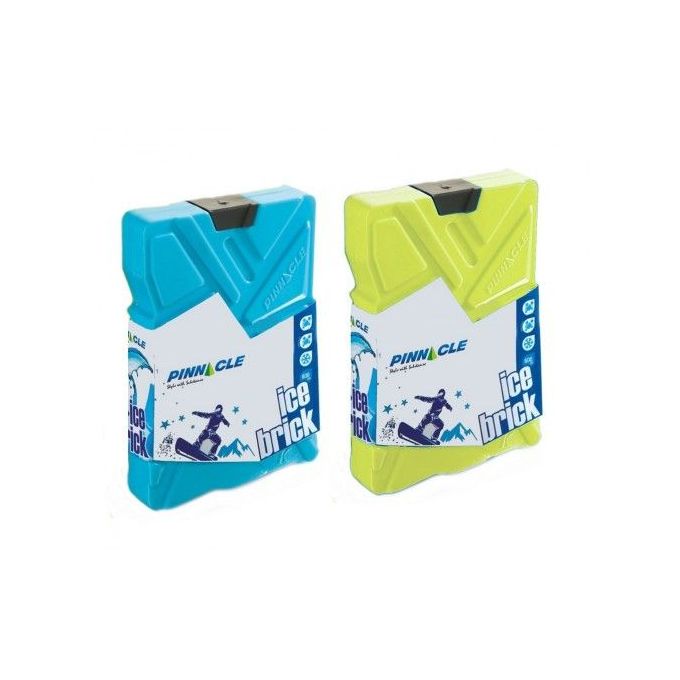Pinnacle cooler box Ice bricks 330ml 2pcs green and blue