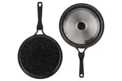 Edenberg crepe pan 28CM Suitable for all types of cookers including induction cookers ceramic-marble coat, non-stick, PFOA free