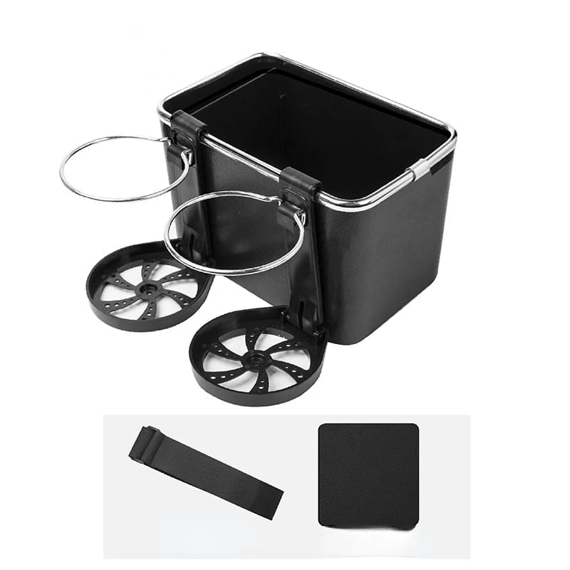 Multi-function Car Storage Box with Drink Holder Armrest Organizers Home Tissue Paper Case Car Interior Stowing Tidying  bin