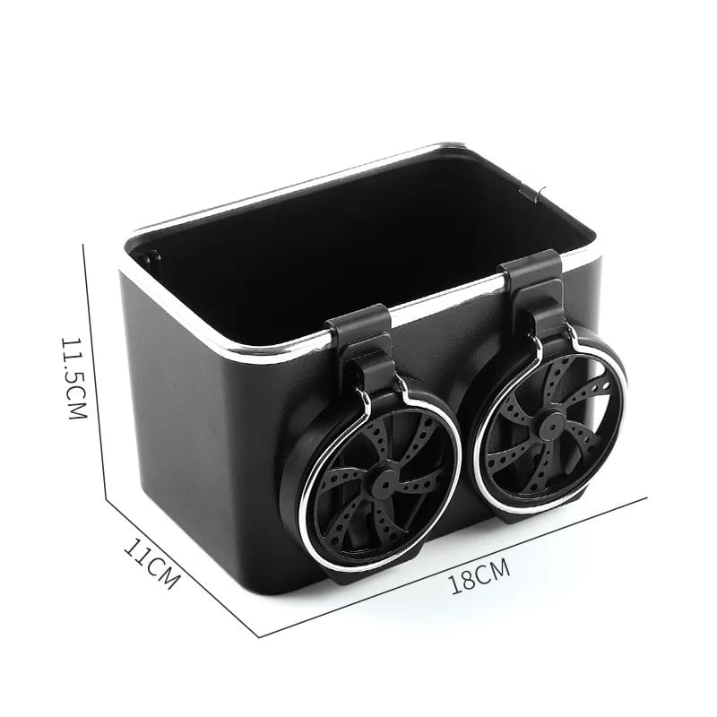Multi-function Car Storage Box with Drink Holder Armrest Organizers Home Tissue Paper Case Car Interior Stowing Tidying  bin