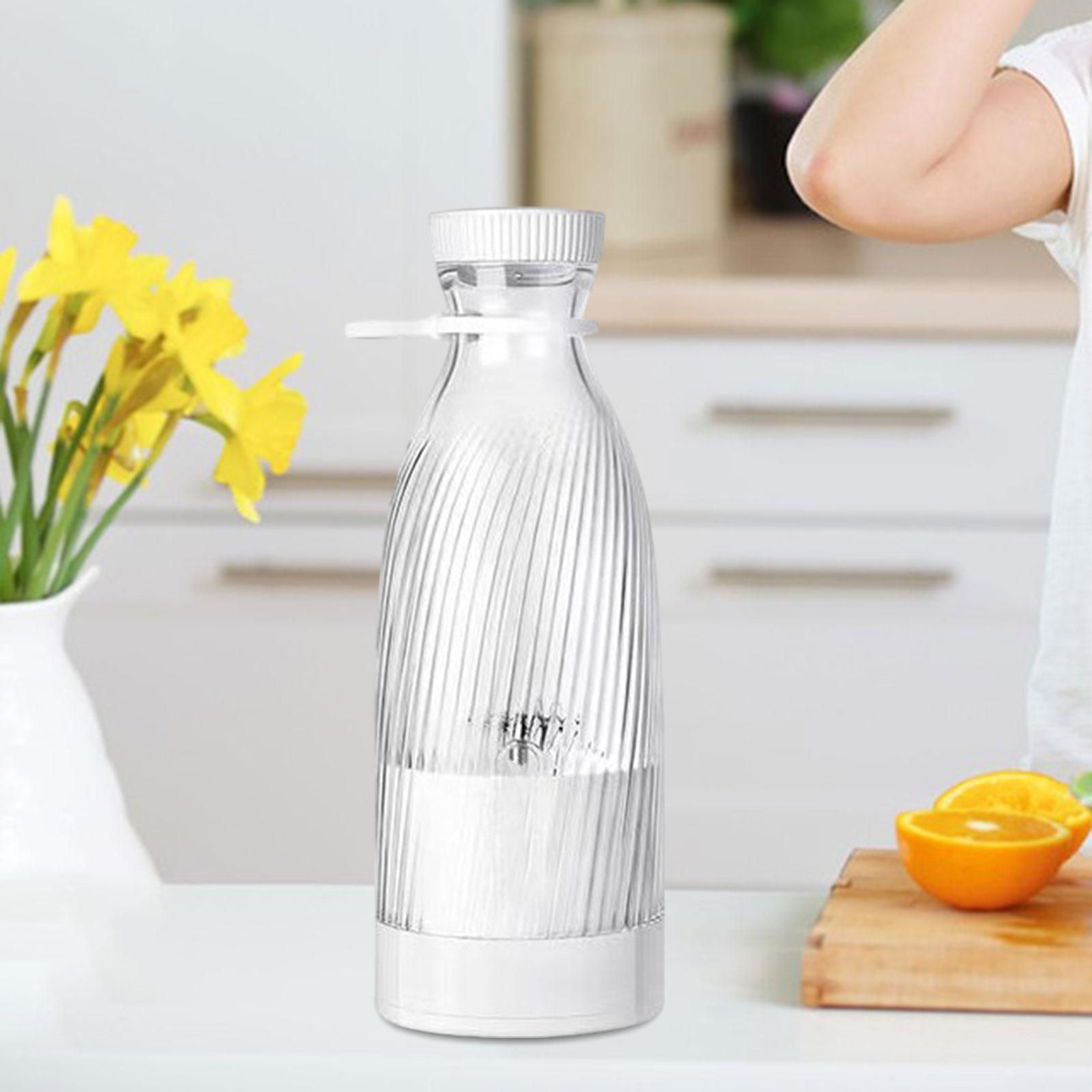 Portable Blender Bottle with a changer Bottom Lid