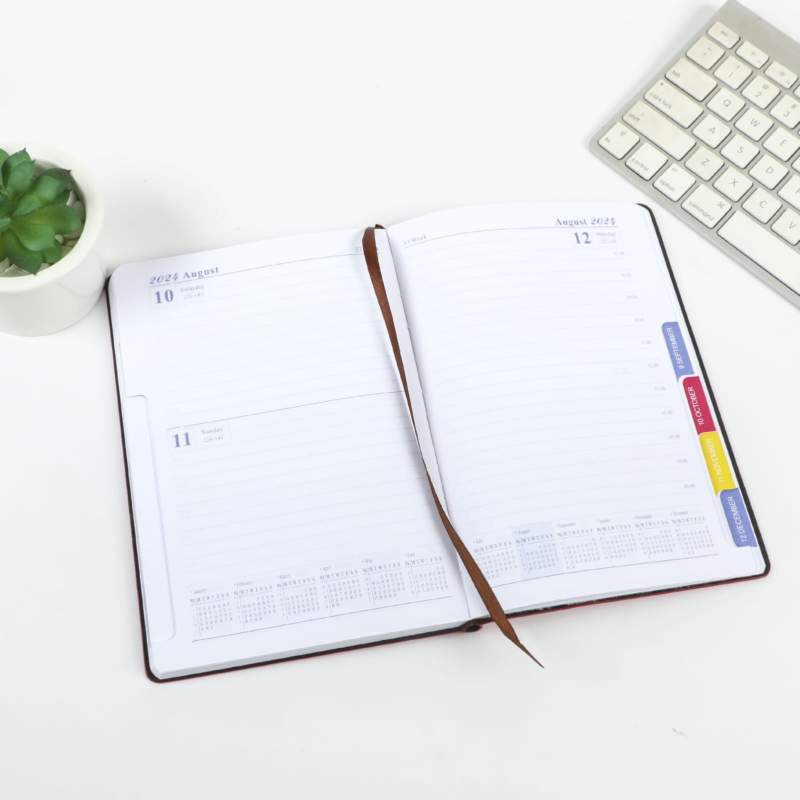 2024 Daily Planning Planner Agenda Book Writing Paper Notepad Schedule Yearly Paper Planner Paper Notepads