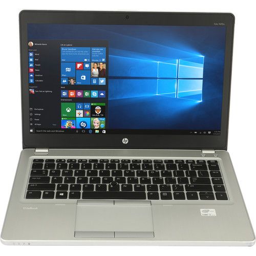 Refurbished HP EliteBook Folio 9470 Intel Core i5 8GB Ram 500GB HDD 14 Inch Screen Size LED Ultrabook Laptop Backlit Keyboard Windows 10, Microsoft Office 2016.