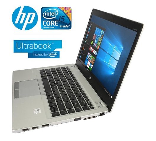 Refurbished HP EliteBook Folio 9470 Intel Core i5 8GB Ram 500GB HDD 14 Inch Screen Size LED Ultrabook Laptop Backlit Keyboard Windows 10, Microsoft Office 2016.