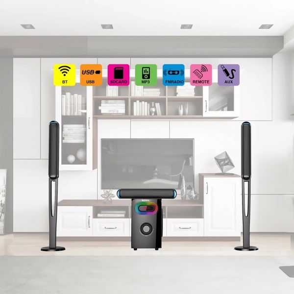 ROYAL R906 3.1CH Tall Boys Speaker System