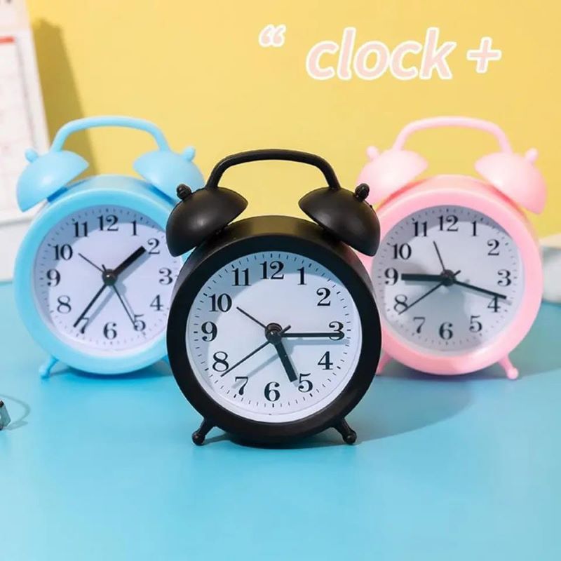 RESTOCKED Cute  Alarm Clock with Large Analog Battery Operated Clock at Dawn