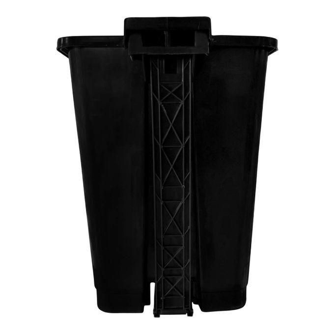 Giovanni Plastic Biohazard Pedal Dustbin 30 Liter (Black)