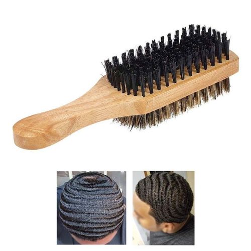 Fashion Double Sided Soft And Hard Bristle Wave Brush