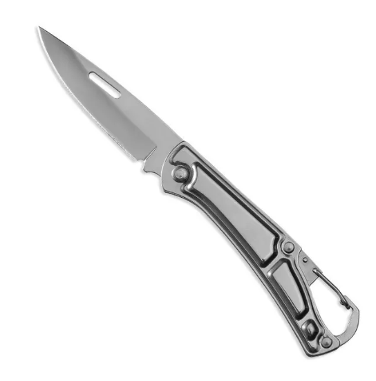 Pocket Folding Fruit Knife, Stainless Steel Outdoor Knife with Non-slip Handle for Kitchen Accessories