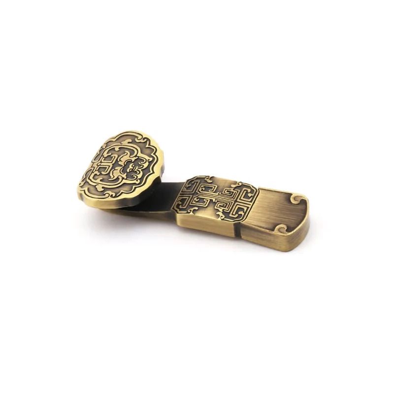 USB Flash drive Metal  32G 64G Drive Storage Memory Disk Simple Style for Computer PC Tablet With Chinese Knot
