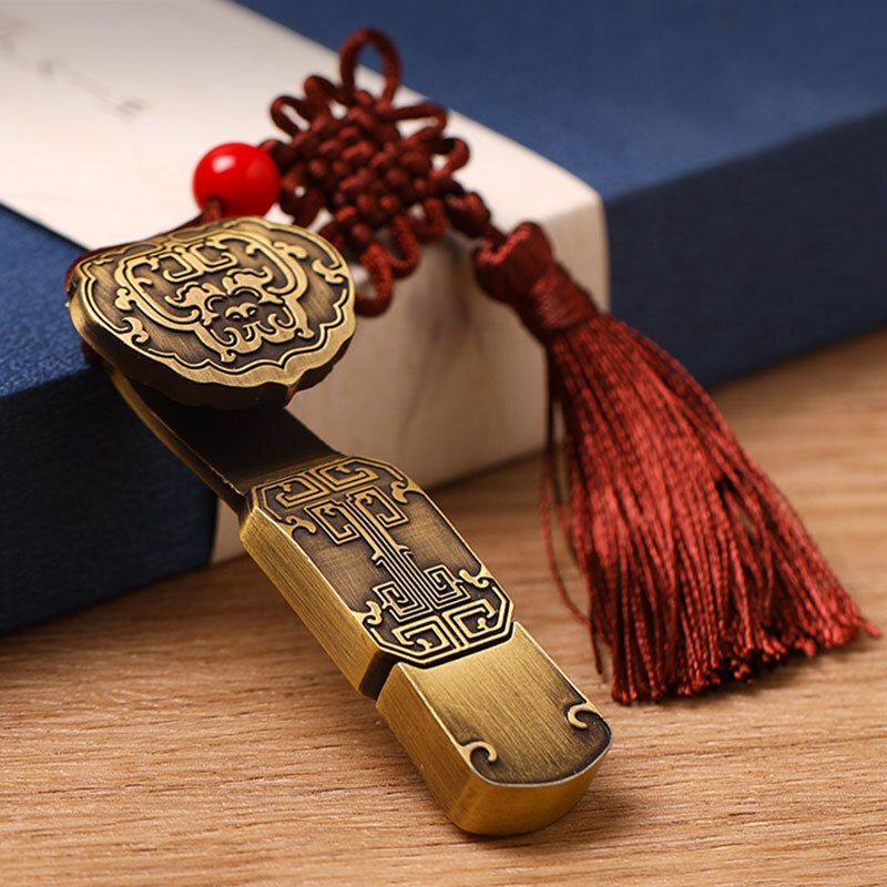 USB Flash drive Metal  32G 64G Drive Storage Memory Disk Simple Style for Computer PC Tablet With Chinese Knot