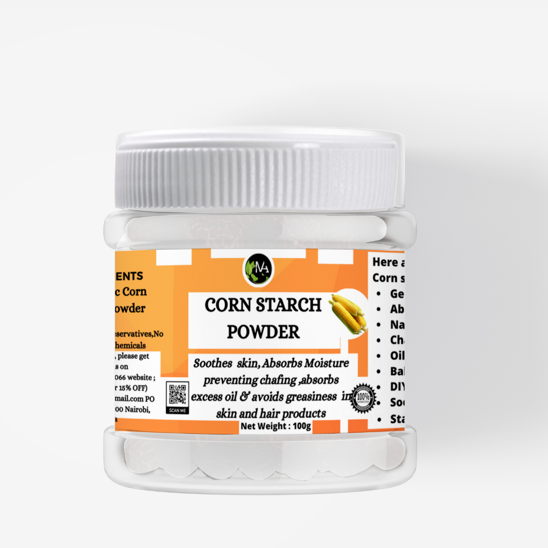 Cornstarch, Powder (Extra Fine) - Absorbs Moisture , Chafing Prevention,  Oil Absorption for Hair ,Baking Essential, DIY Face Masks