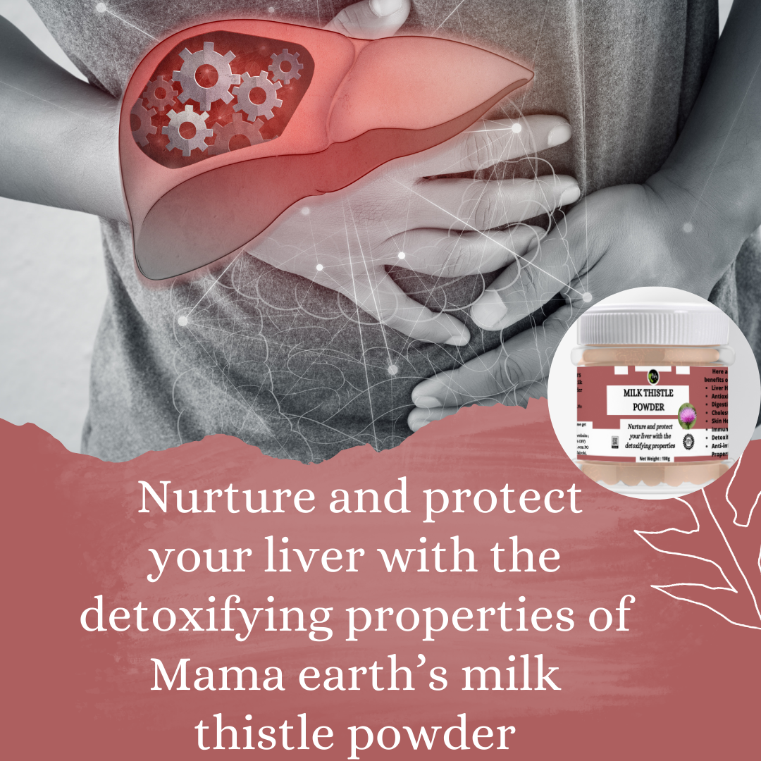 Milk Thistle Powder - Liver Health Support ,Cholesterol Management ,Immune System Boost&  Detoxification Aid