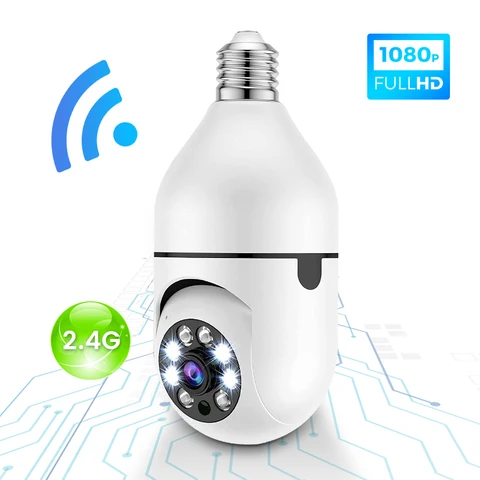 CCTV WIFI CAMERA BULB EASY INSTALLATION MOBILE APP CONTROL CAMERA  360° PANORAMIC BULB CCTV WiFi IP PTZ PAN & TILT ROTATING CAMERA 360° PANORAMIC BULB CCTV WiFi AP HOTSPOT CAMERA WITH LED MOTION SENSO