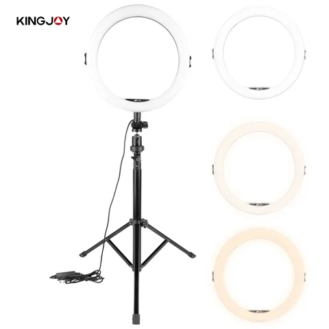 10 Inch Ring Light With 2.1m (210CM) Tripod Stand for vlogging, photography, make up application, TikTok, podcast YouTubers