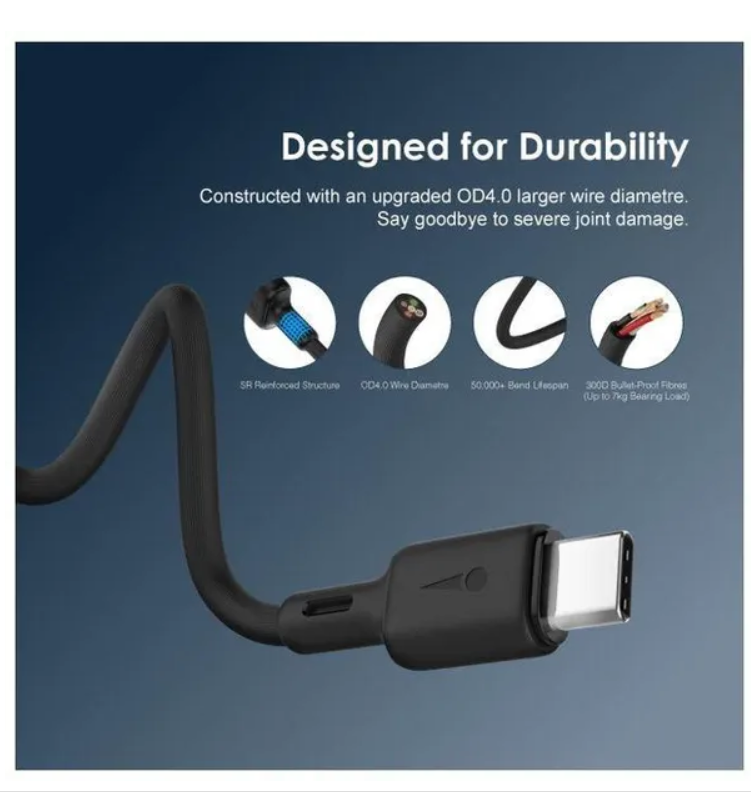 oraimo Duraline 2 1M 2A Cable