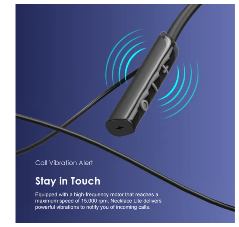 oraimo Necklace Lite Call Vibration Wireless Headphones