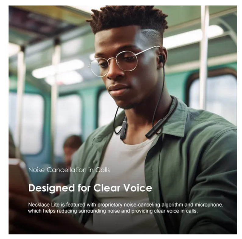 oraimo Necklace Lite Call Vibration Wireless Headphones