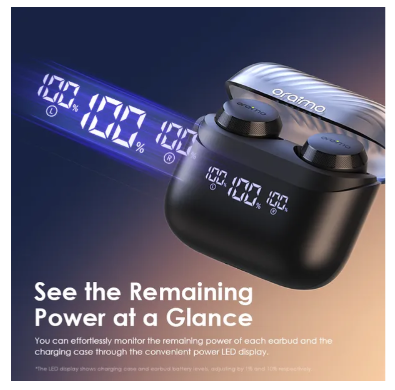 oraimo AirBuds 4 ENC True Wireless Earbuds