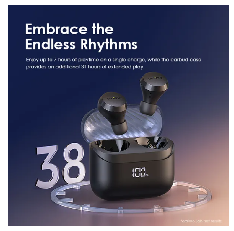 oraimo AirBuds 4 ENC True Wireless Earbuds