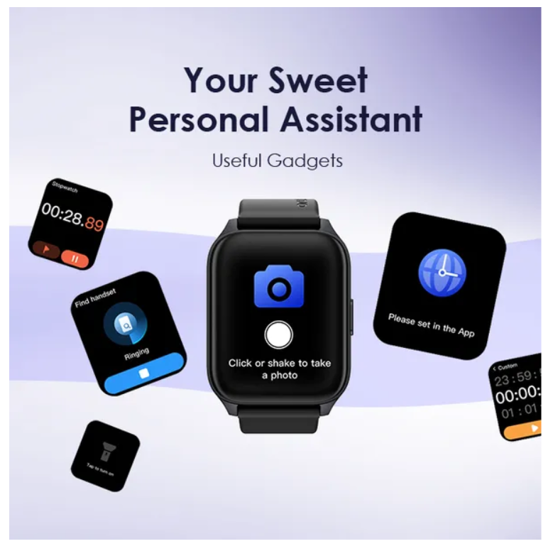 oraimo Watch 4 Plus 2.01″ HD IP68 Smart Watch