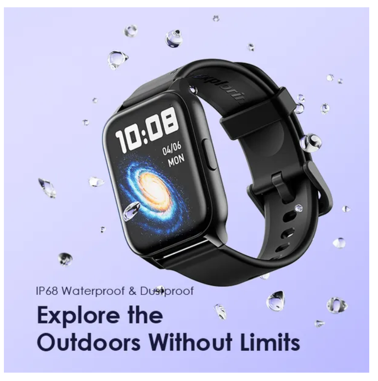 oraimo Watch 4 Plus 2.01″ HD IP68 Smart Watch