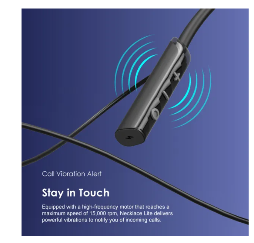 oraimo Necklace Lite Call Vibration Wireless Headphones