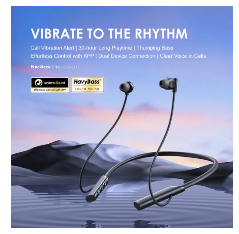 oraimo Necklace Lite Call Vibration Wireless Headphones
