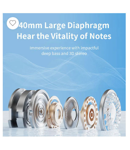 Amaya HD-360BT Active Noise Cancellation (ANC) Over-Ear Wireless Bluetooth Headphones