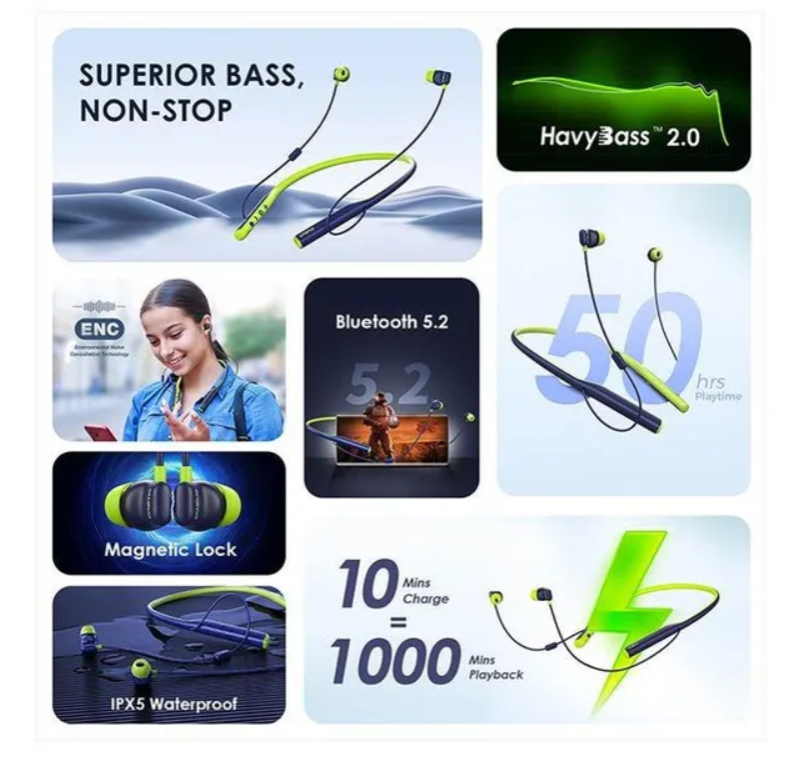 oraimo Necklace 4 ENC Wireless Headphones