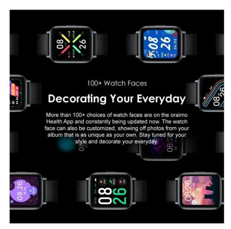 oraimo Watch 5 1.69″ LCD IP67 Smart Watch