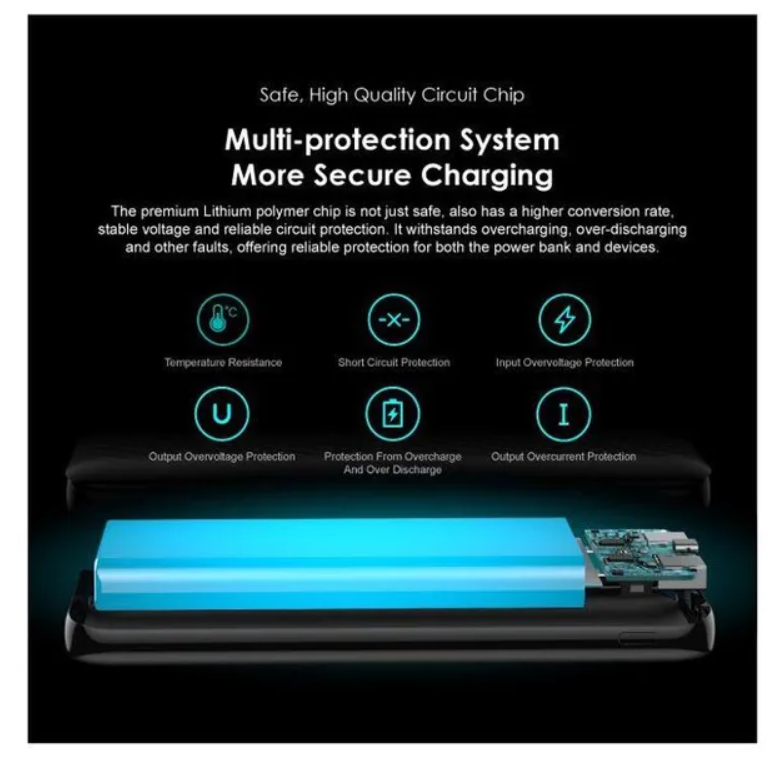 oraimo Toast 10 Flash 10000mAh 12W Power Bank